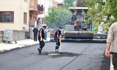 KALE MAHALLESİNDE ASFALT ÇALIŞMASI