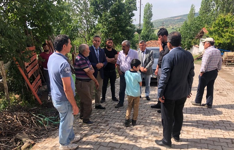 YANGINZEDELERE GEÇMİŞ OLSUN ZİYARETİ