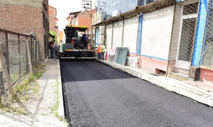 ASFALT ÇALIŞMALARI DEVAM EDİYOR