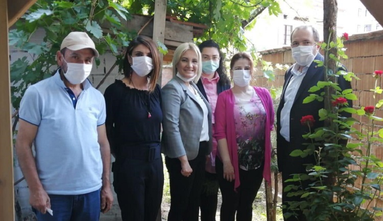 BEYAZ AY DERNEĞİNİ ZİYARET ETTİ