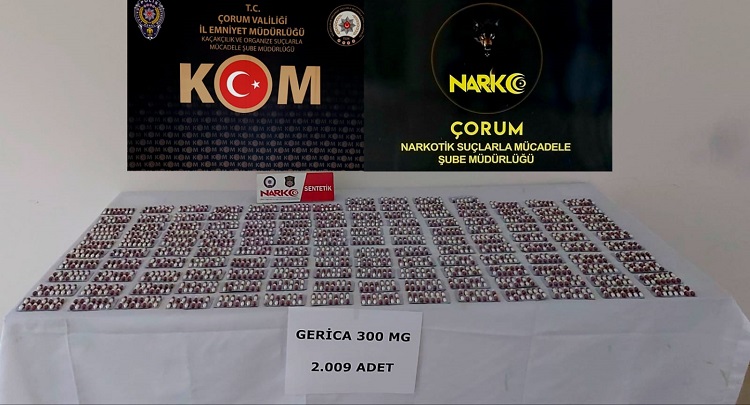 ÇORUM’DA UYUŞTURUCUYA GEÇİT YOK