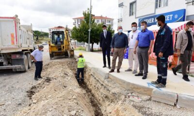 İÇME SUYU HATTINDA ÇALIŞMALAR