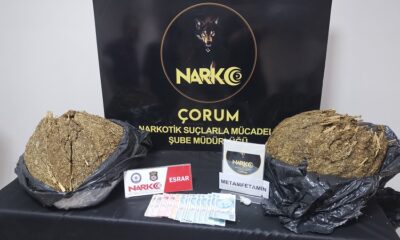 ÇORUM ÜZERİNDEN UYUŞTURUCUYA GEÇİT YOK