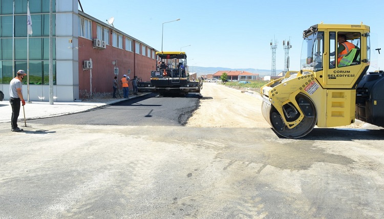SANAYİ BAĞLANTI YOLU ASFALTI TAMAM