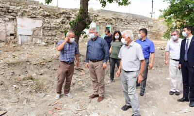 BAŞKAN KALEDE İNCELEME YAPTI