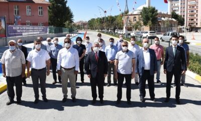 RECEP TAYYİP ERDOĞAN CADDESİ AÇILDI
