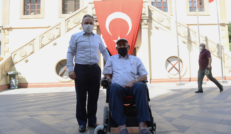 ENGELLİ VATANDAŞ 2 SAATTE İSTEĞİNE KAVUŞTU