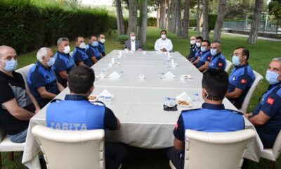 BAŞKAN ZABITALARIN HAFTASINI KUTLADI
