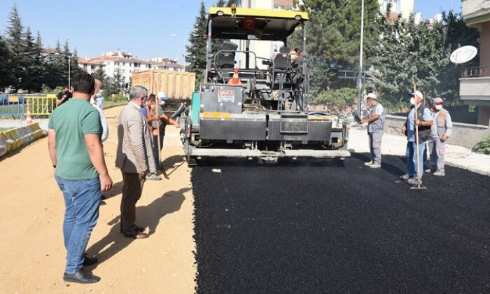 ASFALT ÇALIŞMALARI DEVAM EDİYOR