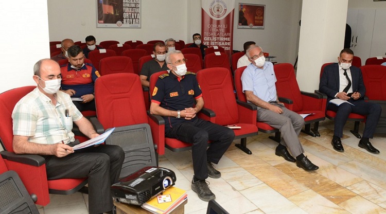İTFAİYE TEŞKİLATLARI BİR ARAYA GELDİ