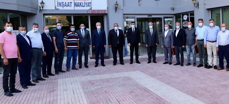 VALİ ESNAF ODALARINI ZİYARET ETTİ