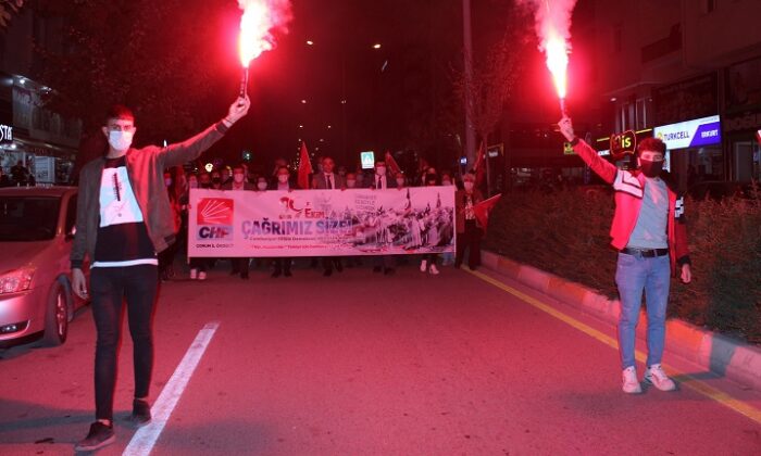 ÇORUM’DA CUMHURİYET YÜRÜYÜŞÜ