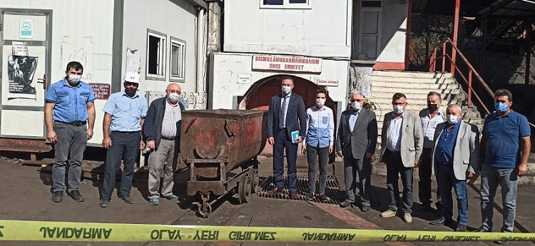 ÇOMU MADEN OCAĞINI ZİYARET ETTİ