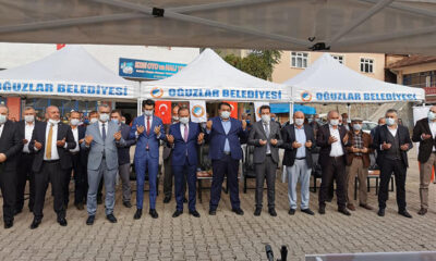 OĞUZLAR KAPALI PAZAR YERİNE KAVUŞTU