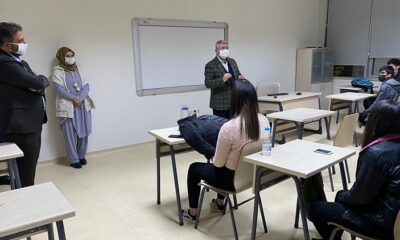 SINAVA HAZIRLANAN GENÇLERE ZİYARET