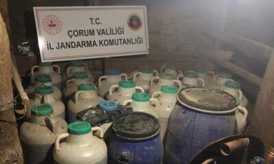 İKİ KÖYDE KAÇAK İÇKİ OPERASYONU