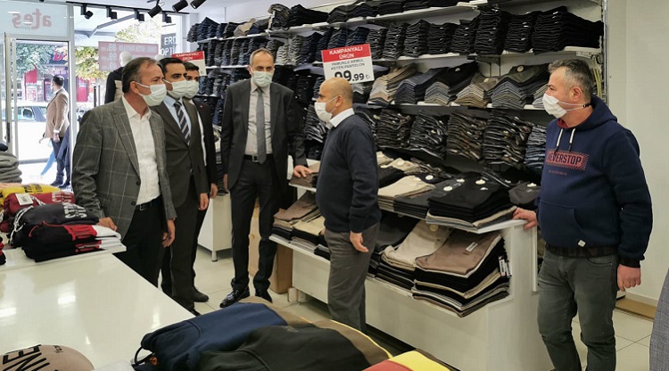 CEYLAN’DAN ESNAFA MORAL ZİYARETİ