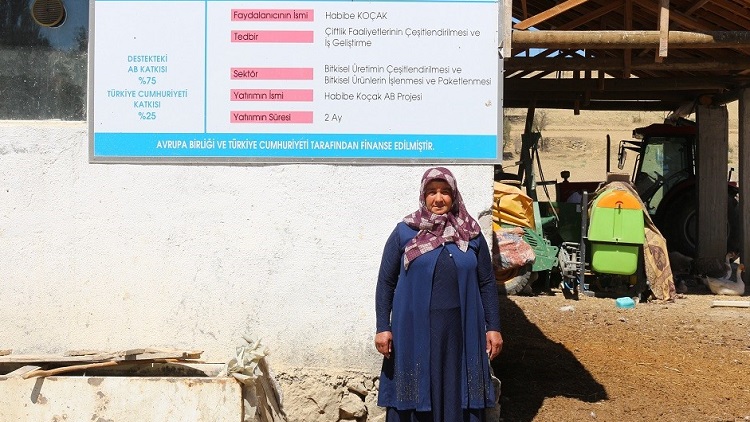 KADIN GİRİŞİMCİYE TKDK’DAN DESTEK