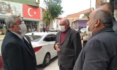BAŞKAN AŞKIN ESNAFI ZİYARET ETTİ