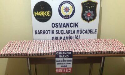 ÇORUM’DA SENTETİK HAP OPERASYONU