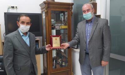 MEHMET ÇELİK’E TEŞEKKÜR PLAKETİ