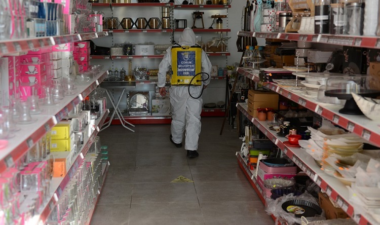 DEZENFEKSİYON ÇALIŞMALARI DEVAM EDİYOR