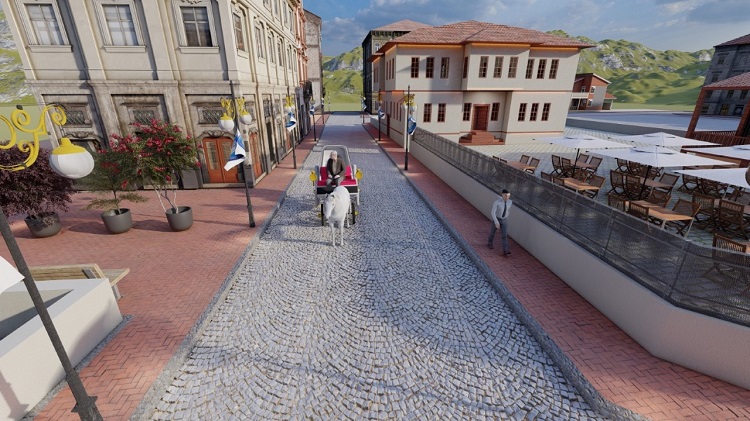 TARİHİ ÇORUM SOKAĞINA DOKAP DESTEĞİ