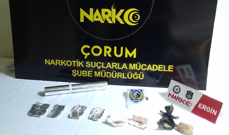 ÇORUM’DA UYUŞTURUCUYA GEÇİT YOK