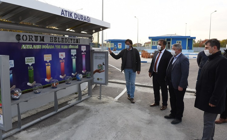 ATIK GETİRME MERKEZİ HİZMETTE