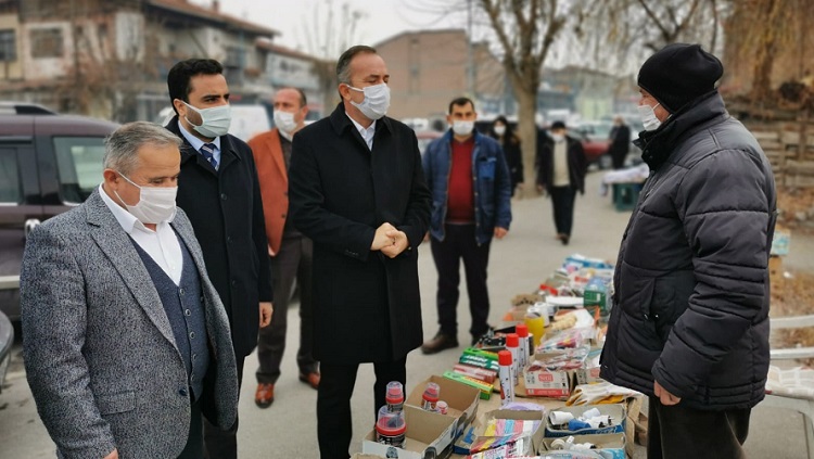 CEYLAN ESNAFA HAYIRLI İŞLER DİLEDİ