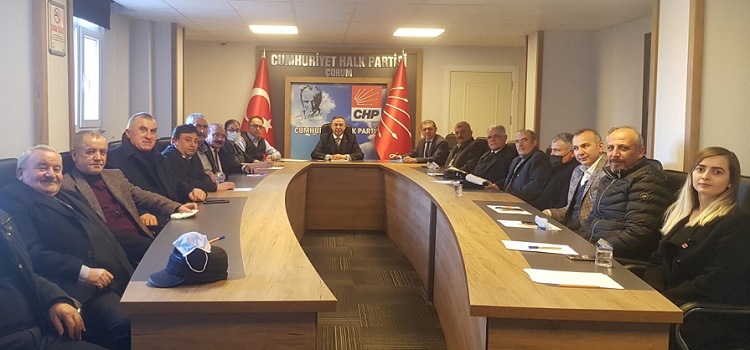 İLÇE BAŞKANLARI İLE İSTİŞARE TOPLANTISI