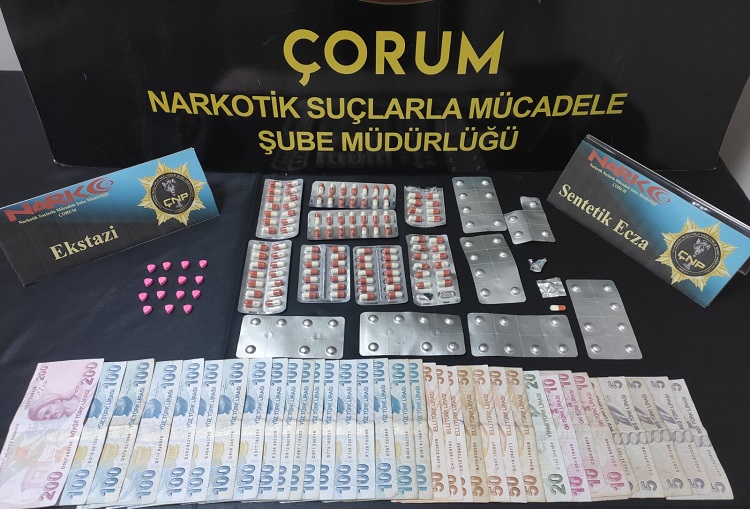 ÇORUM’DA UYUŞTURUCU OPERASYONU