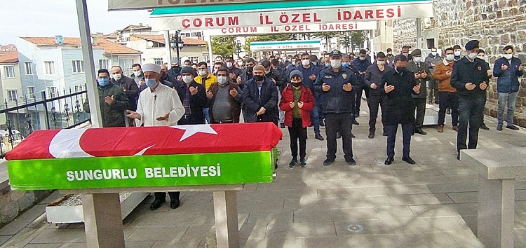 ÇORUMLU GAZİ DUALARLA UĞURLANDI