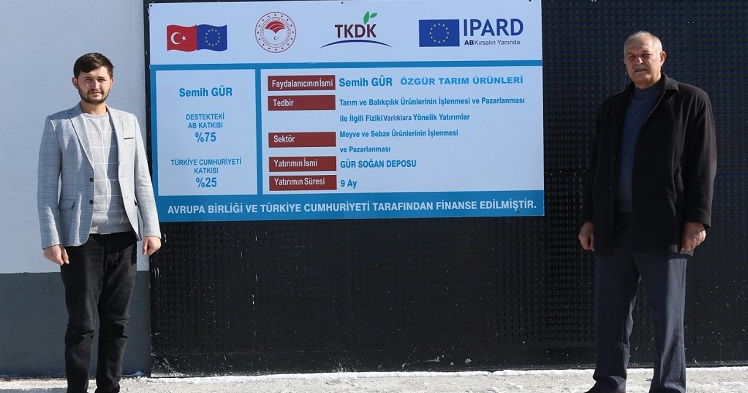 TKDK DESTEĞİ İLE SOĞAN DEPOSU KURULDU