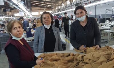 TEKSTİLDE ÇALIŞAN KADINLARI UNUTMADILAR