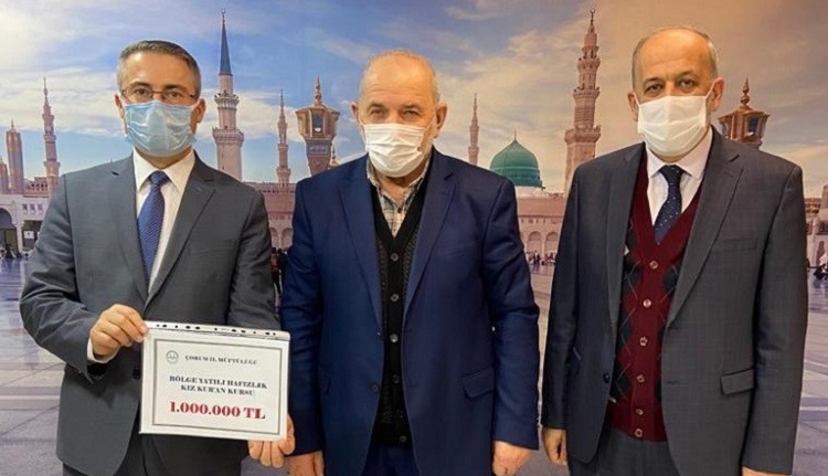 KUR’AN KURSU İNŞAATINA REKOR BAĞIŞ