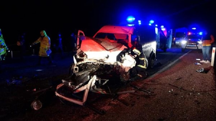 ÇORUM’DAKİ FECİ KAZADA 2 ÖLÜ 5 YARALI