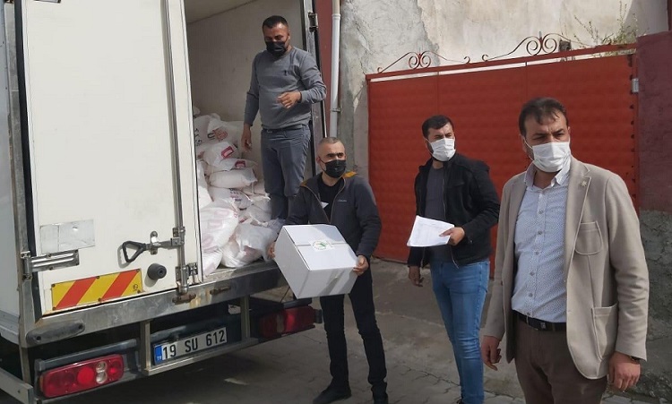GIDA KOLİLERİ DAĞITIMA BAŞLANDI