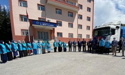 MÜFTÜLÜĞÜN YARDIM TIRI YOLA ÇIKTI