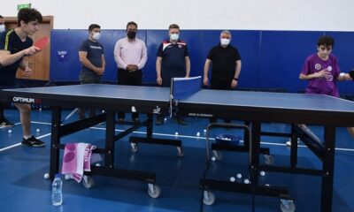 MASA TENİSİ MİLLİ TAKIMINI ZİYARET ETTİ