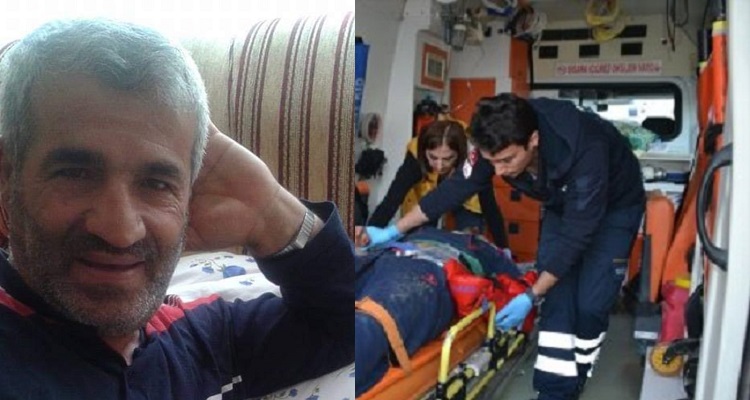 ÜZÜCÜ KAZADA AĞIR YARALANDI