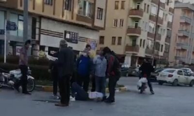 MOTOSİKLETE ÇARPTI OLAY YERİNDEN KAÇTI