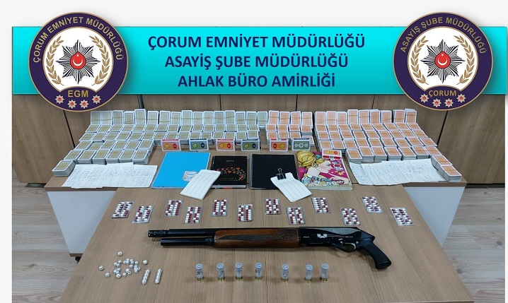 DERNEKTE KUMAR OYNAYANLAR YAKALANDI