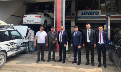 MHP’DEN ESNAFA MORAL ZİYARETİ