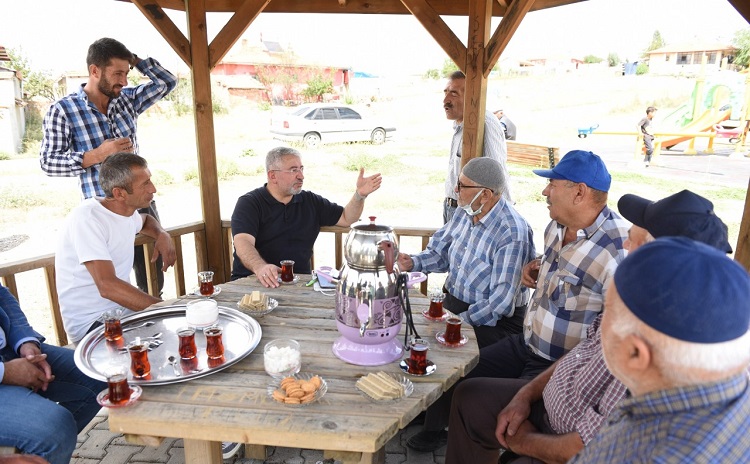 GÜZELYURT SAKİNLERİYLE BİR ARAYA GELDİ