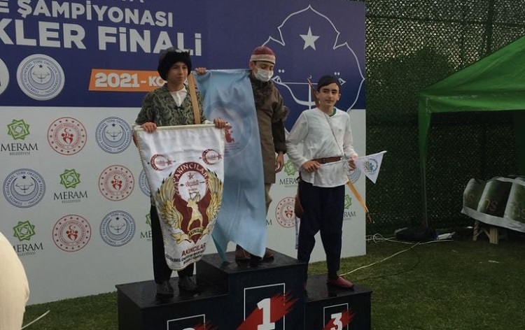 YİĞİT MUSAB AKBATU TÜRKİYE 3. OLDU