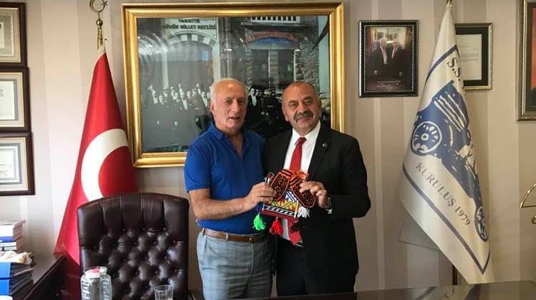 HAMDİ ÇELİK’E BAŞKAN’DAN ZİYARET