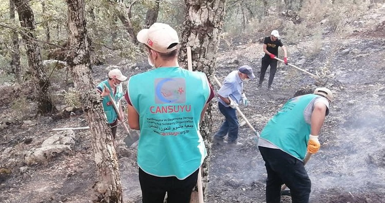 CANSUYU DERNEĞİ YARDIM BÖLGESİNDE