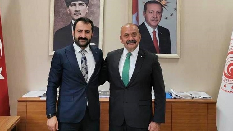 BAŞKAN İSBİR’DEN UZUN’A ZİYARET