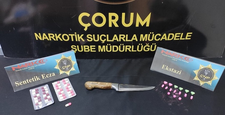 ÇORUM’DA UYUŞTURUCU OPERASYONU